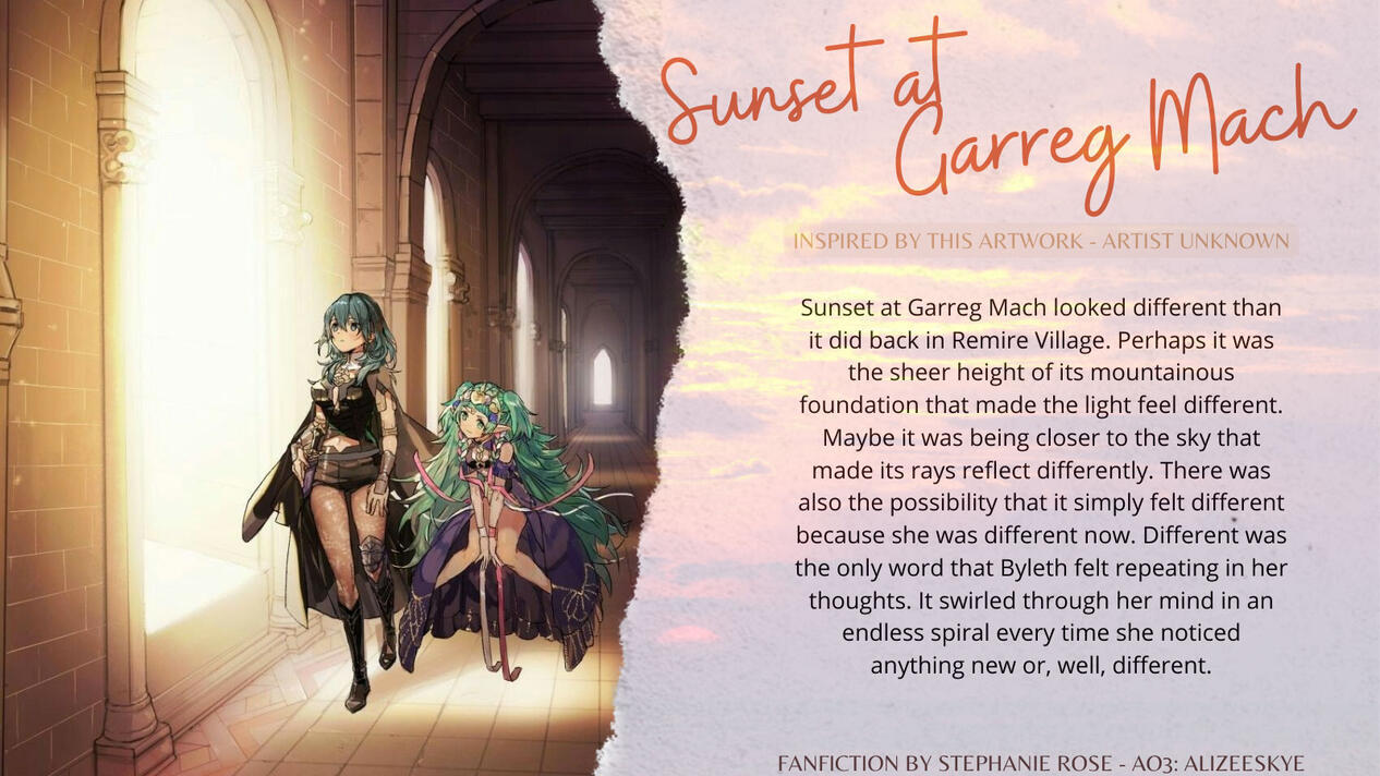 Sunset at Garreg Mach
